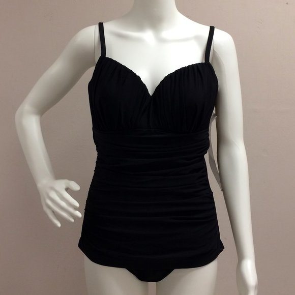 Miraclesuit Rialto Black Swimsuit - Picture 3 of 9